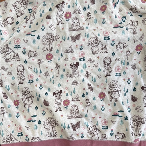 Disney Womens Pink Jacket Hooded Zipped Princess Size XL - Picture 11 of 11